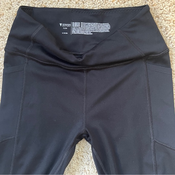 Victoria's Secret Pants - Victorias Secret Small Black On Point Crossfit Yoga Workout Active Leggings